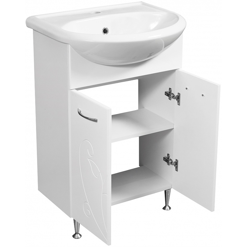 Тумба под раковину Stella Polar Фантазия Уют 55 белый SP-00000227 - 2