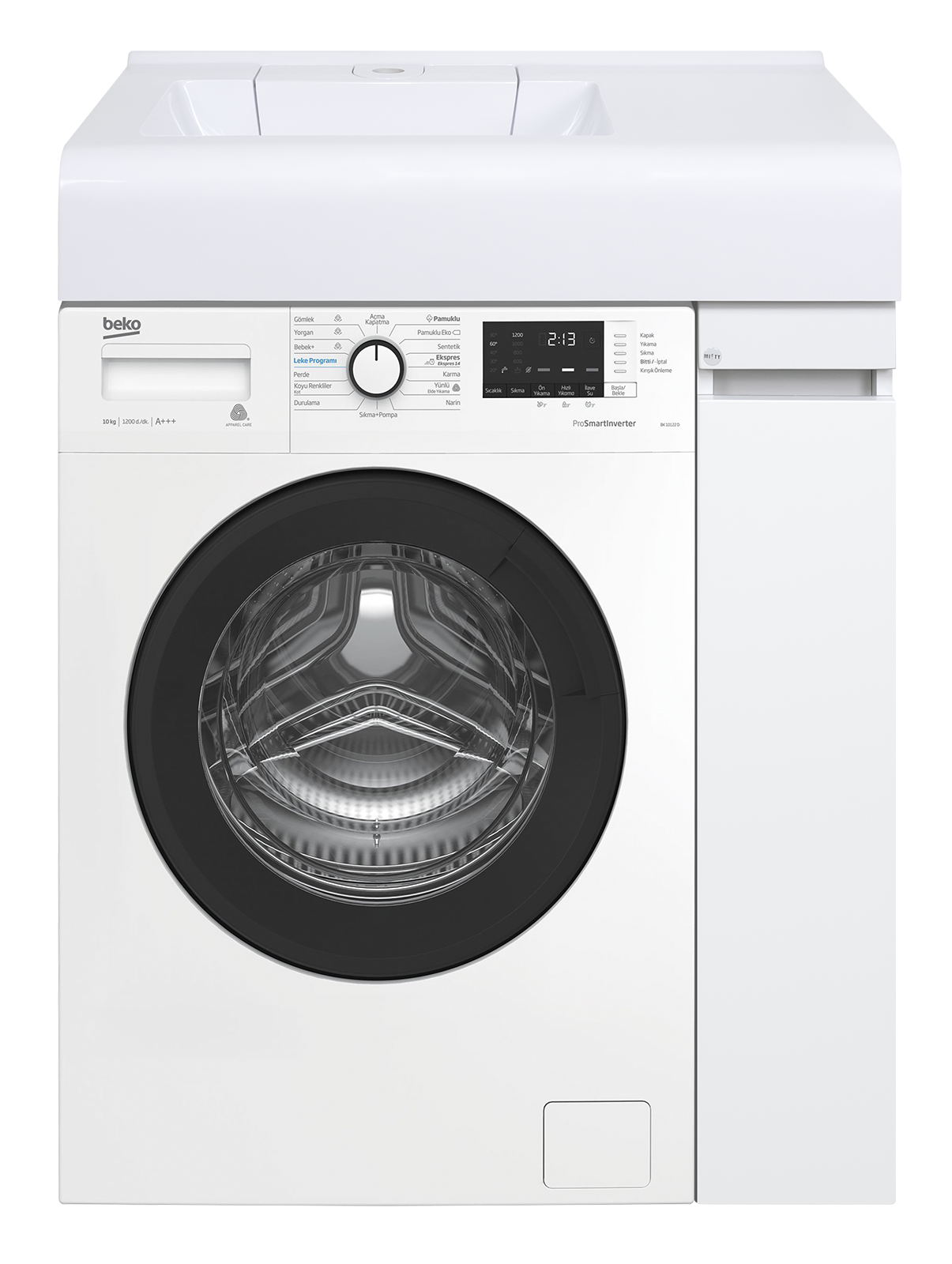 Тумба под стиральную машину Misty Амур 29 белая глянцевая Э-Аму01029-01Пр - 0