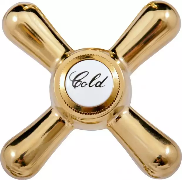 Смеситель на борт ванны Rav Slezak Morava золото MK169.5SZ - 1