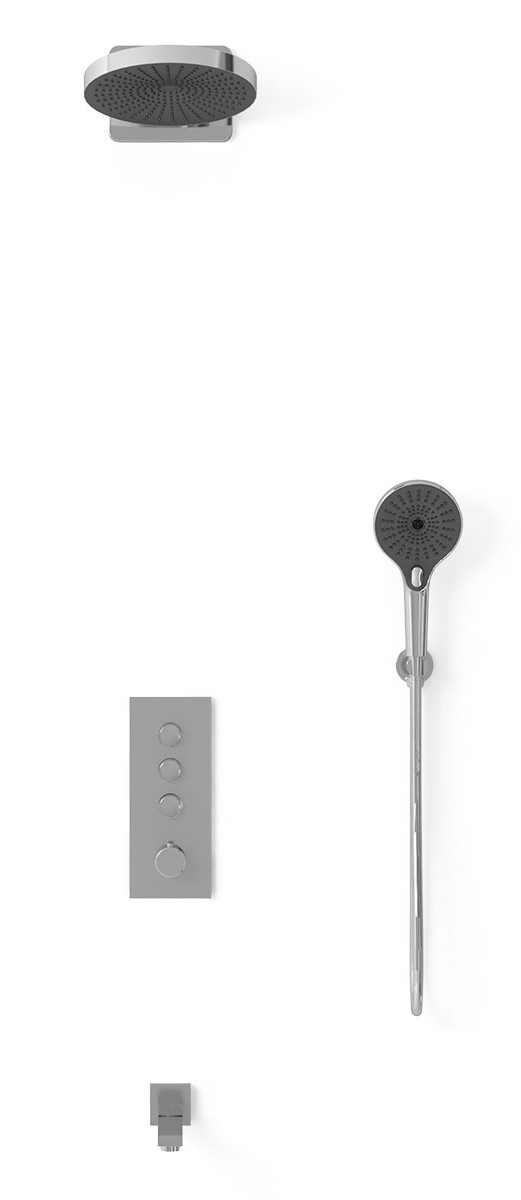 Душевой комплект Vincea Inspire с термостатом хром VSFW-433TI1CH - 1