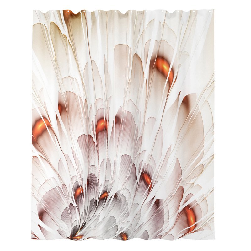 Штора для ванной WasserKraft Nau 180x200 рисунок  SC-77103 - 0