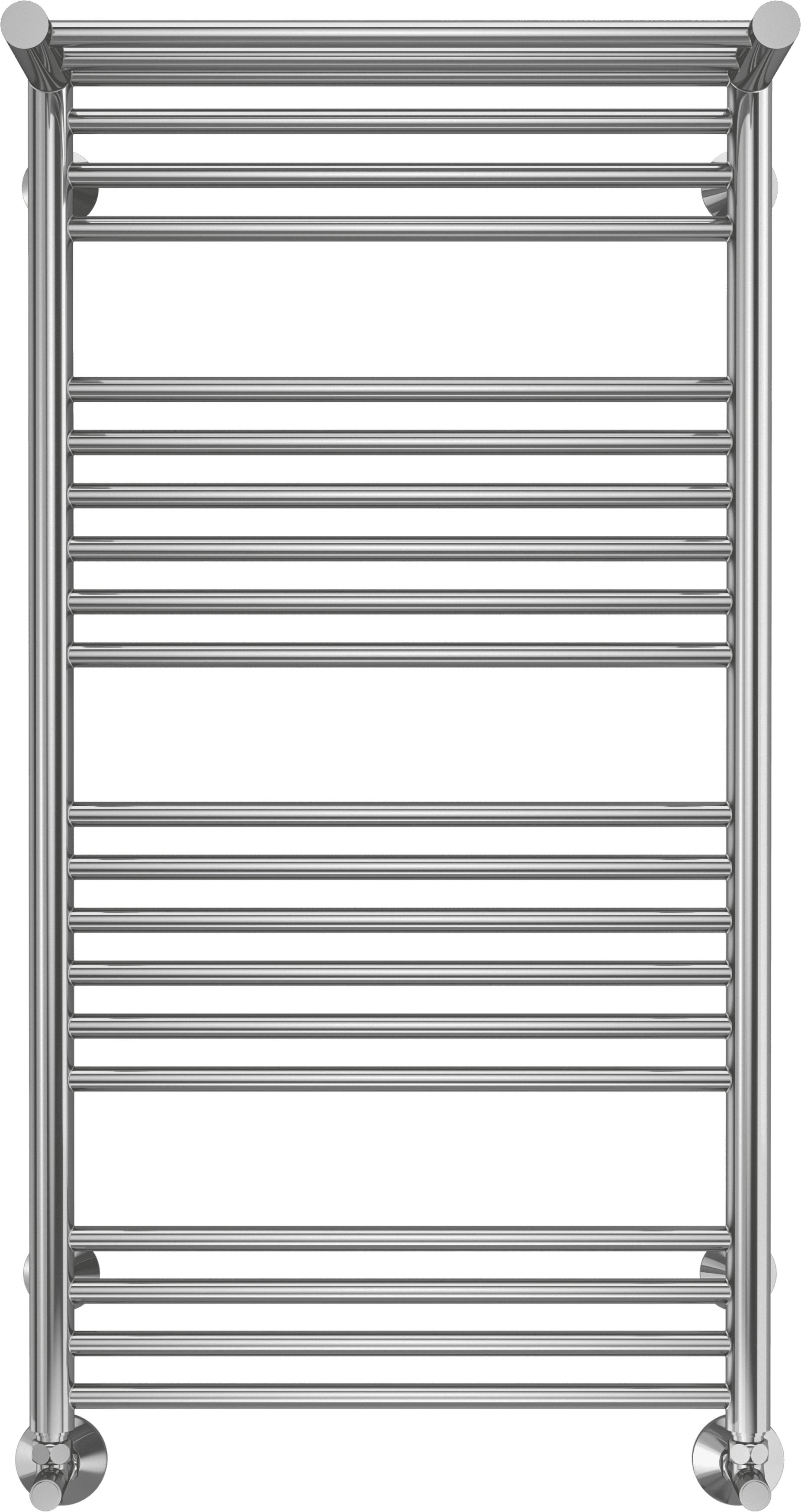 Водяной полотенцесушитель Terminus Аврора П20 500х1000 с полкой Хром 4670078529442 - 0