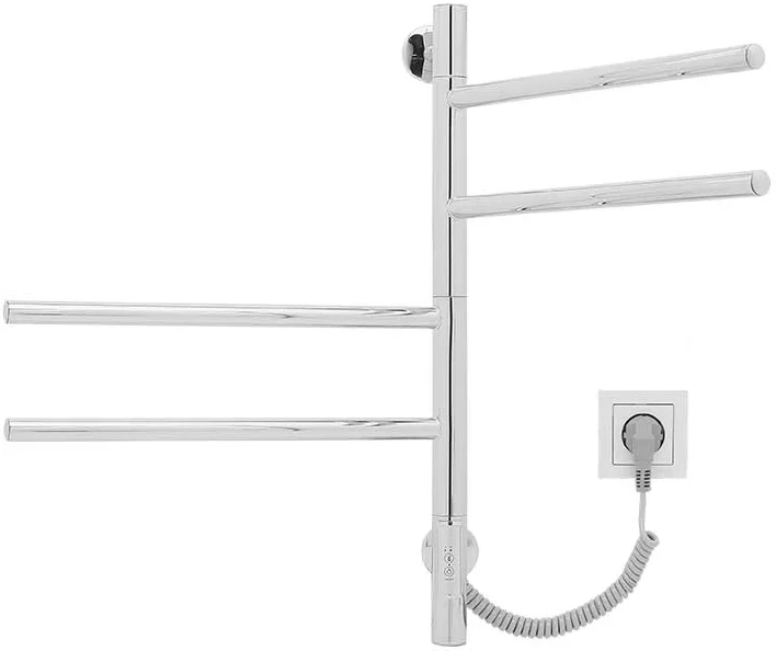 Полотенцесушитель электрический Vincea 43x60 хром VTD-1S1CE - 2