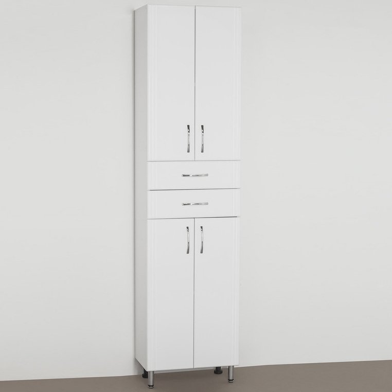 Шкаф-пенал Style Line Эко Стандарт 48, 2 ящика, белый ЛС-00000379 - 0