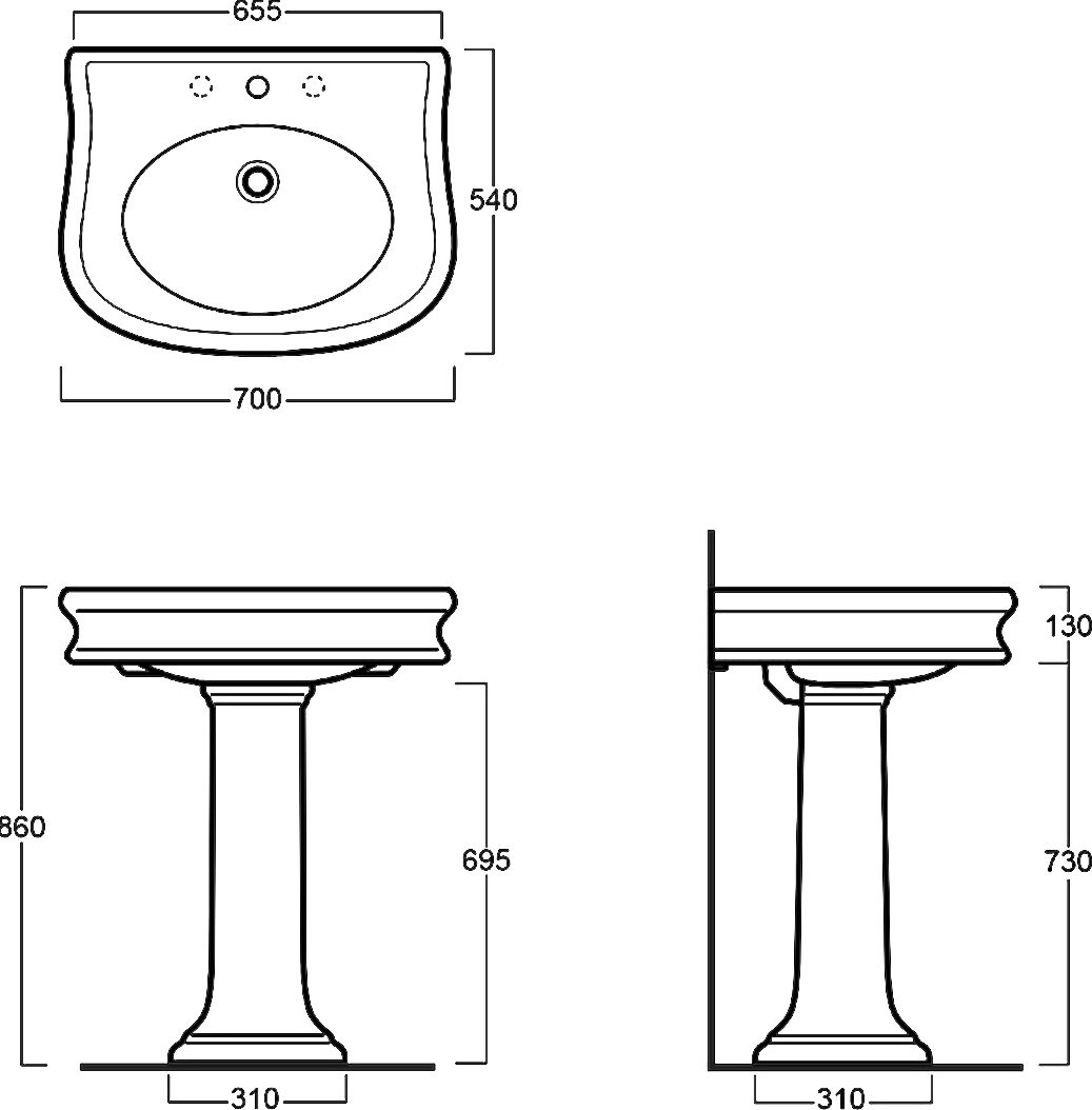 Подвесная раковина Simas Lante  LA10 - 9
