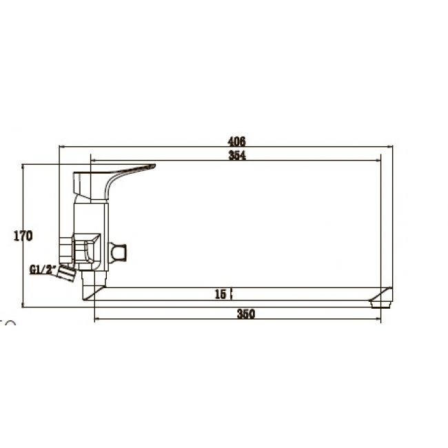 Смеситель Kaiser Clever 76055 универсальный - 1