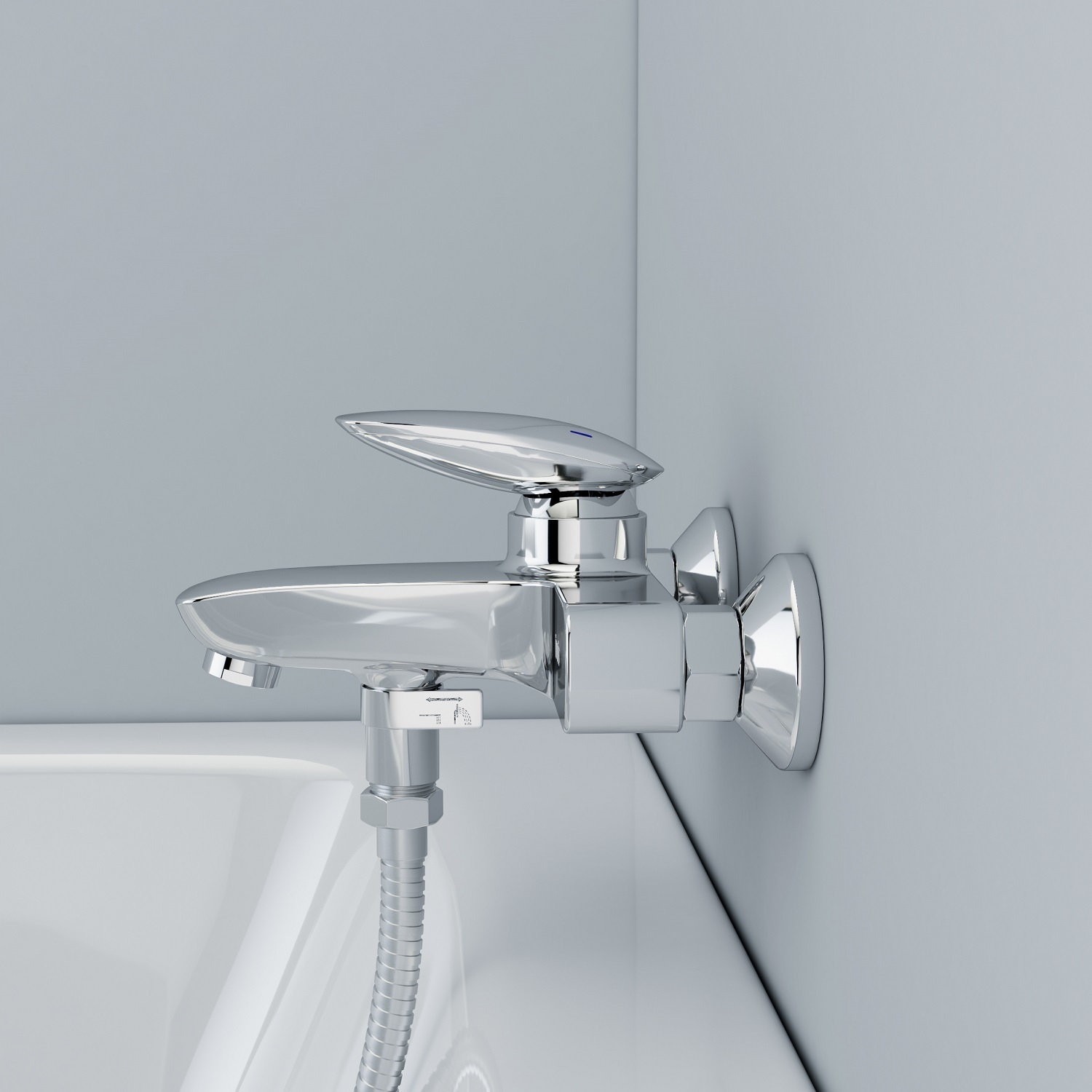 Смеситель IDDIS Stone для ванны с душем STOSB00i02WA - 6