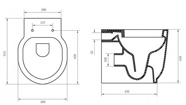 Унитаз приставной BelBagno Sabrina - 4