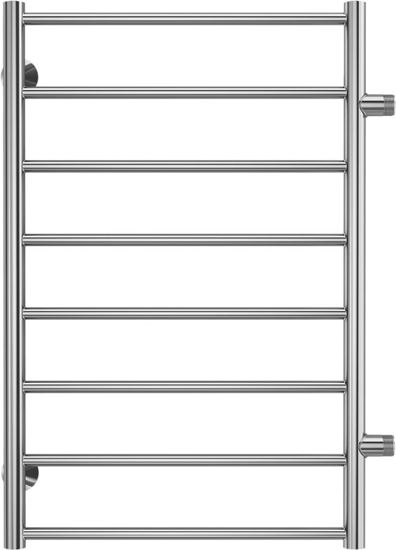 Водяной полотенцесушитель Terminus  Аврора П8 500x800 Хром боковое подключение 4670078529923 - 0