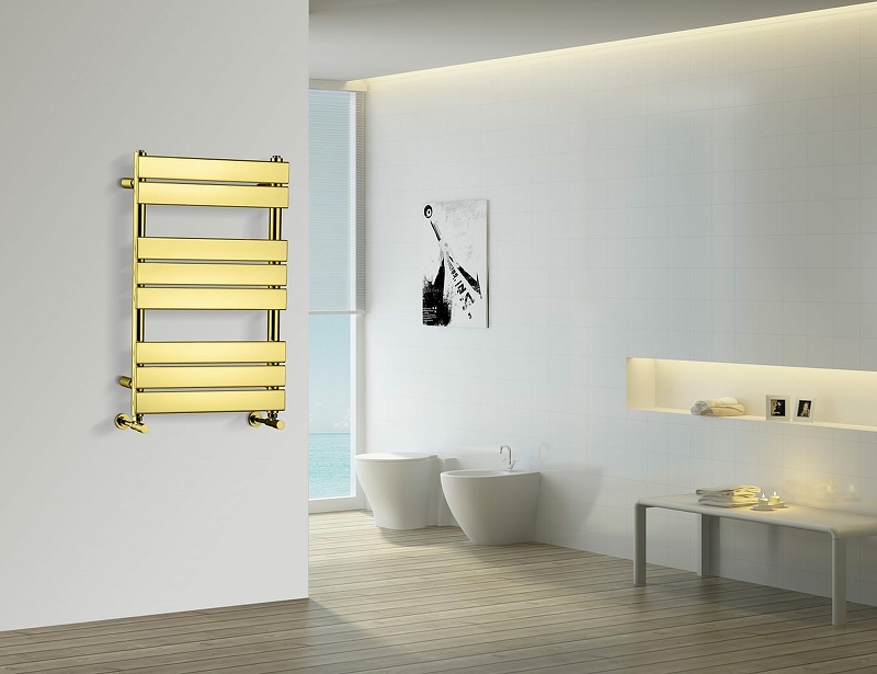 Полотенцесушитель водяной Boheme Venturo золото 720-G - 1