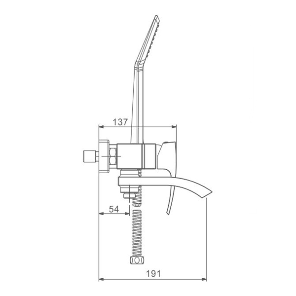 Смеситель для ванны Gappo золото глянцевое G3207-3 - 1