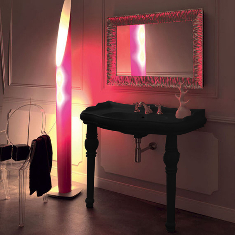 Раковина подвесная Kerasan Retro 100 черный  105004 nero*1 - 3