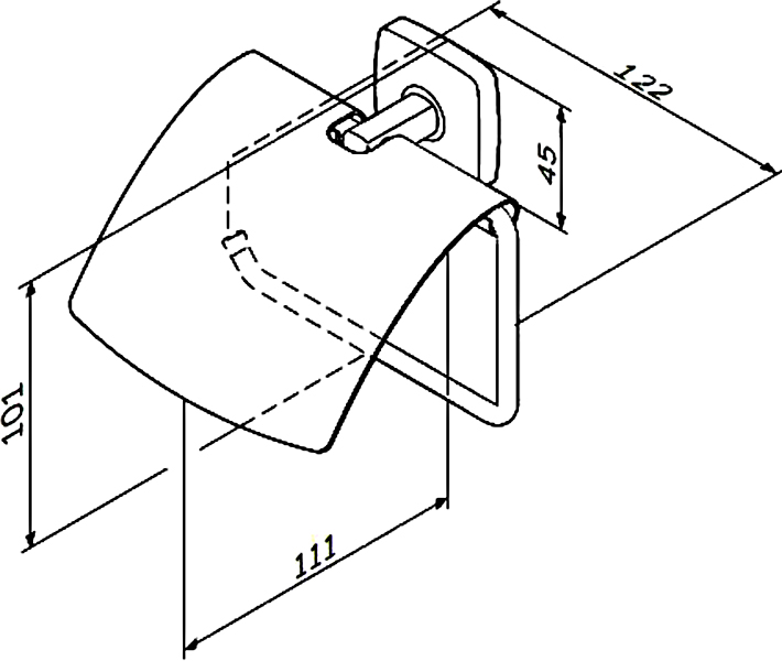 Держатель туалетной бумаги AM.PM Gem A90341400 - 3