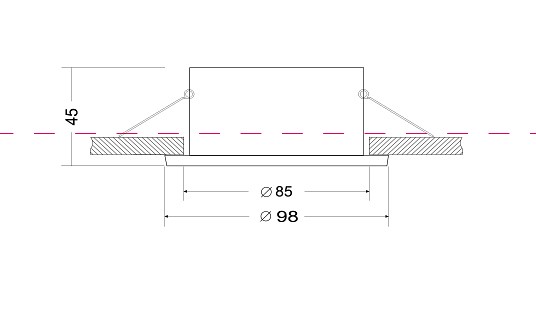 Встраиваемый светильник Maytoni Yin DL030-2-01B - 1