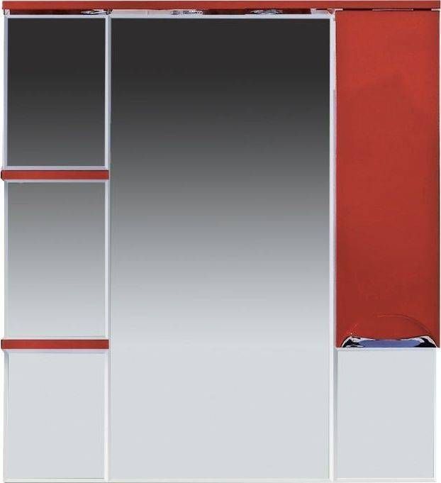 Зеркало Misty Кристи 90 R бордо с подсветкой П-Кри02090-101СвП - 0