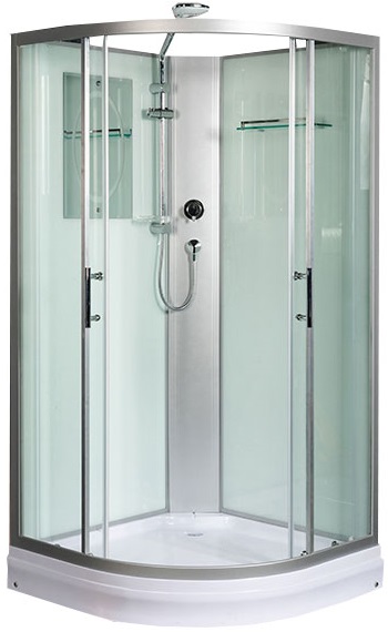 Душевая кабина Weltwasser WW500 Werra 1001 100х100 хром  10000003224 - 0