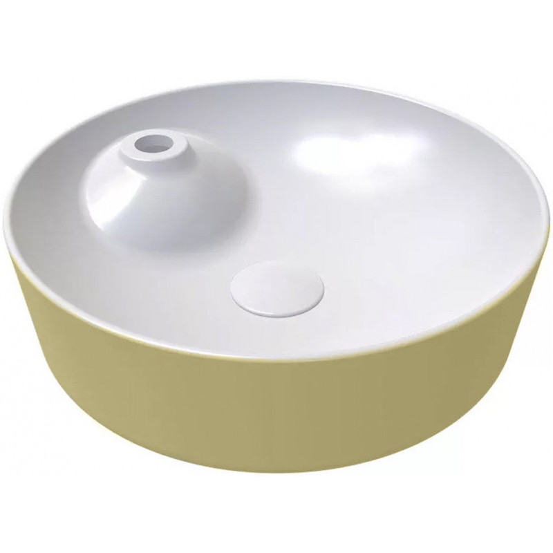 Раковина накладная Bien Flame 43 золото - белый FALG04301FD1G2000 - 0