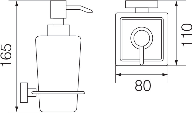 Дозатор Veragio Ramba VR.RMB-4970.CR хром - 1