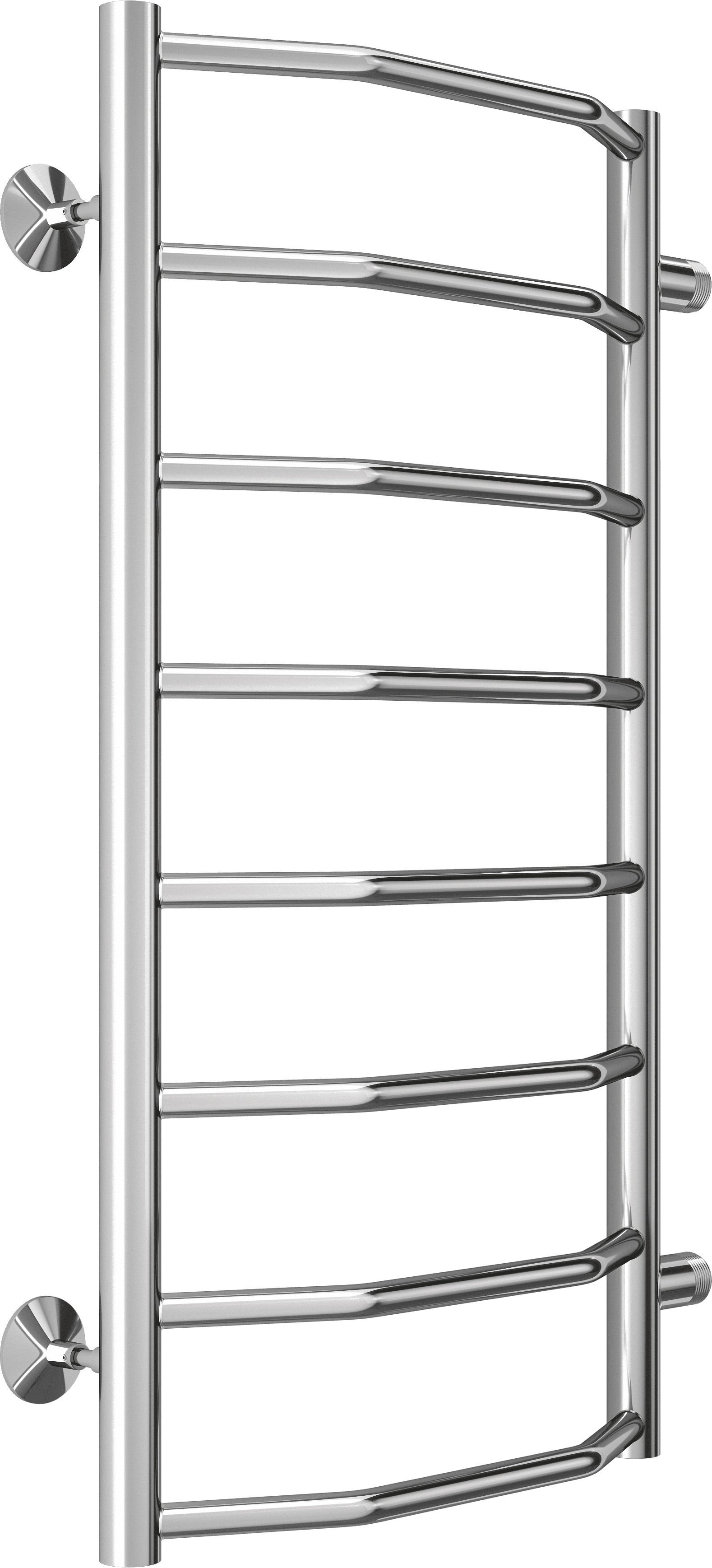 Водяной полотенцесушитель Terminus Виктория П8 400x800 Хром боковое подключение 4670078530103 - 1
