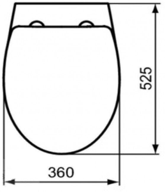 Сиденье для унитаза Ideal Standard   R195001 - 1