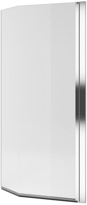 Шторка для ванны Excellent Be Spot 75х144 R профиль хром стекло прозрачное KAEX.2309.750.PR - 3