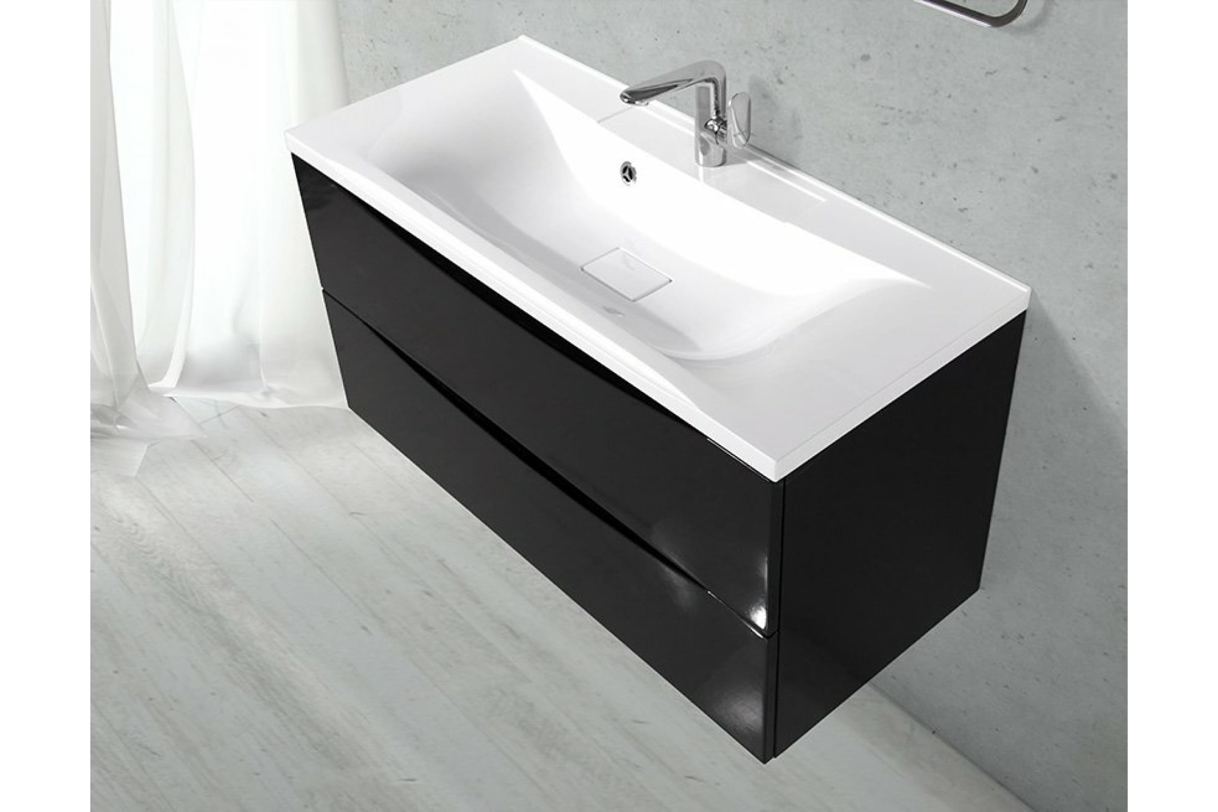 Раковина BelBagno 110х45 белый  BB1100/450-LV-MR-PR - 2