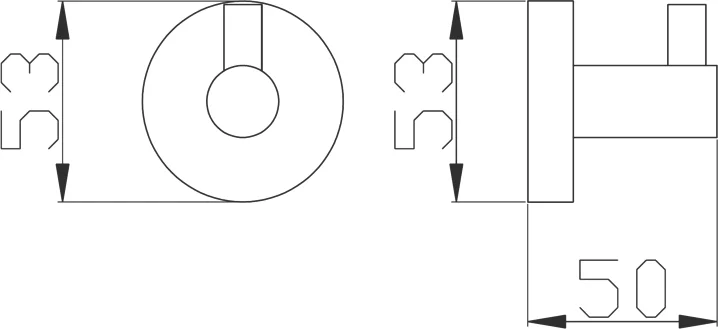 Крючок Rav Slezak Colorado бронза COA0100SM - 1