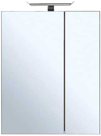 Зеркало-шкаф Aquanet Йорк 70 орех 203952 - 2