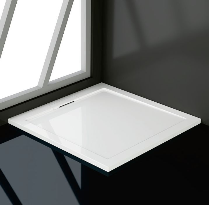 Душевой поддон с сифоном WeltWasser WW TRS 90х90 белый  10000002765 - 1