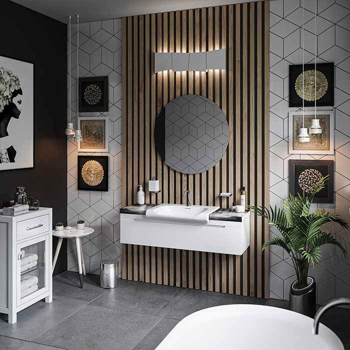 KERASAN Inka Project Раковина INKA 60x40x35,5 с 1 отверстием под смеситель,цвет белый 341101*1 - 3