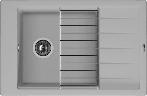 Мойка кухонная Florentina Липси 780Р грей 20.275.D0780.305 - 0