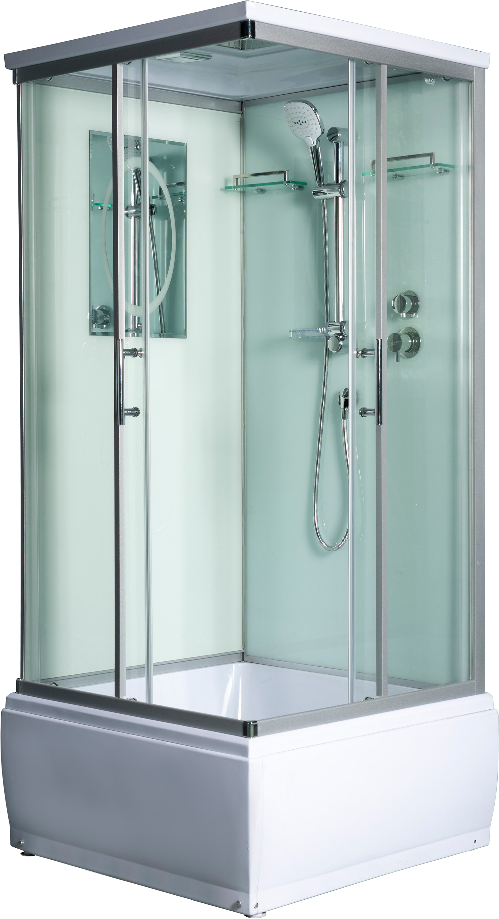 Душевая кабина Weltwasser WW500 Aller 902 90х90 хром  10000003255 - 0