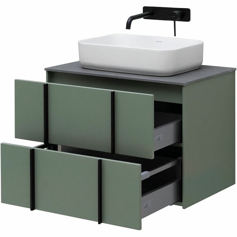 Тумба под раковину Allen Brau Reality 70 серо - зеленый матовый 1.32004.CGM - 4