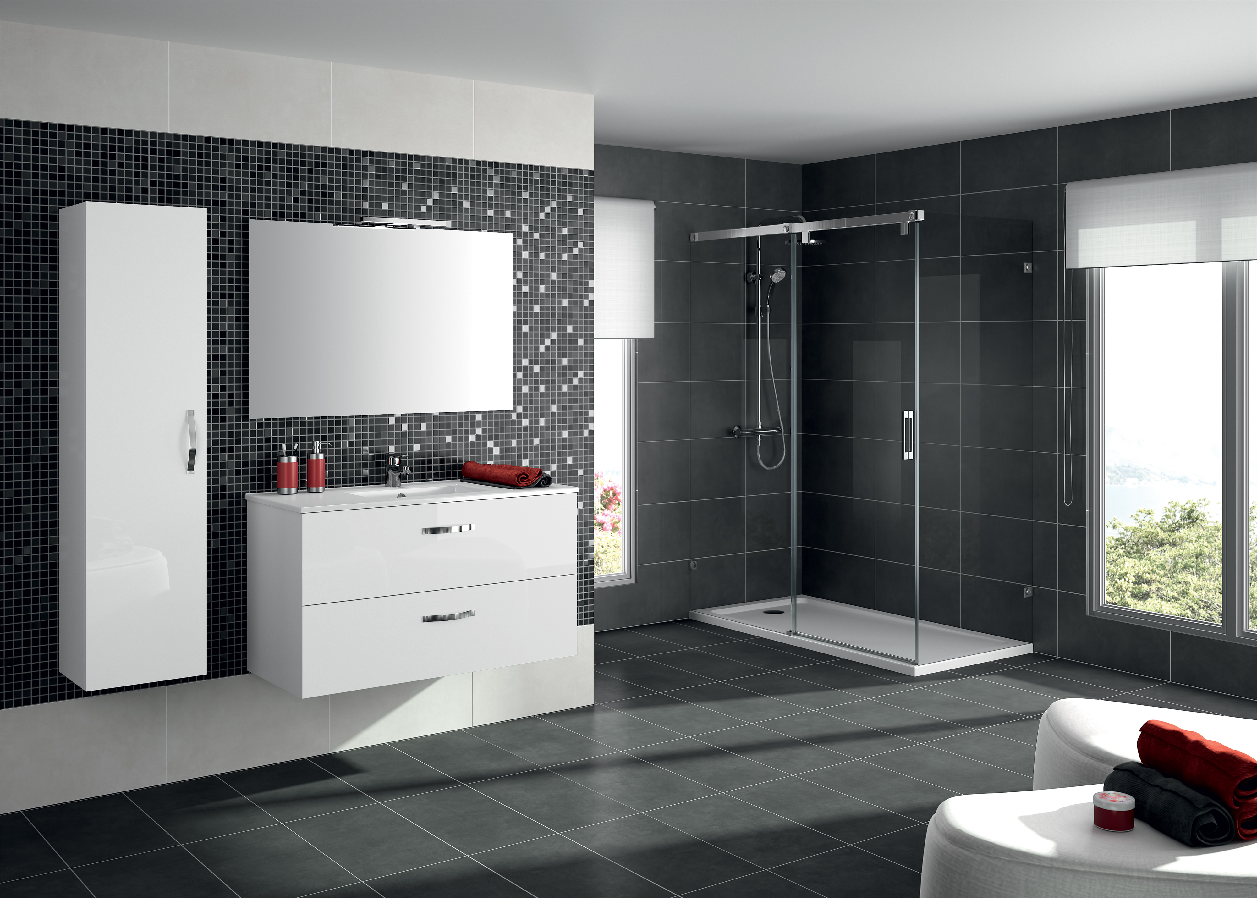 Мебель для ванной Jacob Delafon Ola 100 белый блестящий - 2