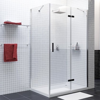 Душевой уголок Wasserkraft Aller Black 10H07RB 120x90 см 10H07RBLACK - 0