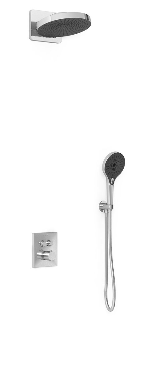 Душевой комплект Vincea Inspire с термостатом хром VSFW-3I21T1CH - 0