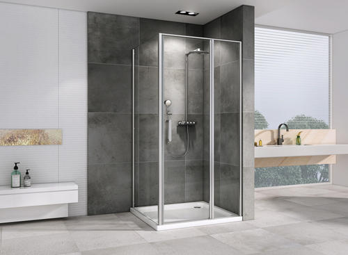 Душевой уголок Abber Sonnenstrand 110х80 хром  AG04110S-S80 - 1