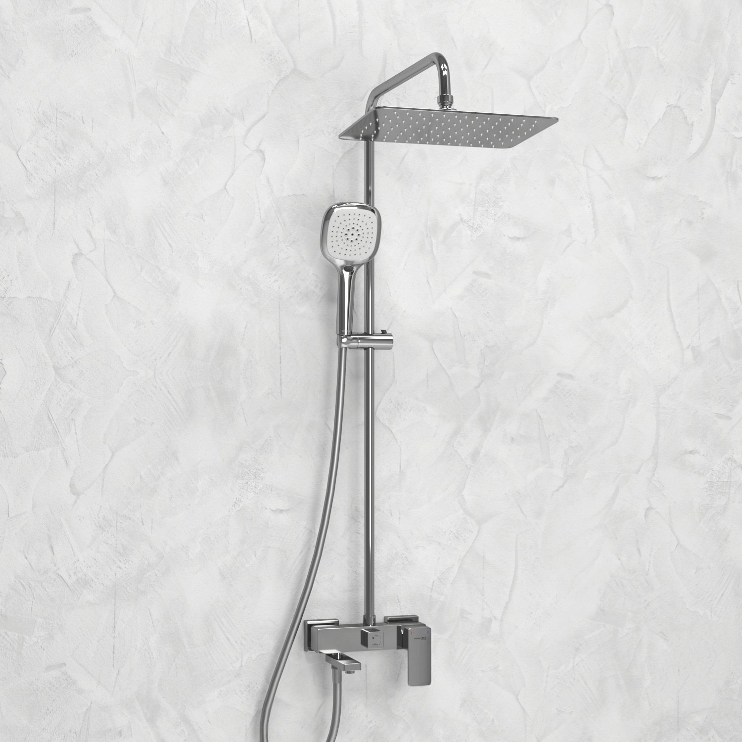 Душевая система WasserKraft 30 хром - белый A177.069.065.087.CH - 1