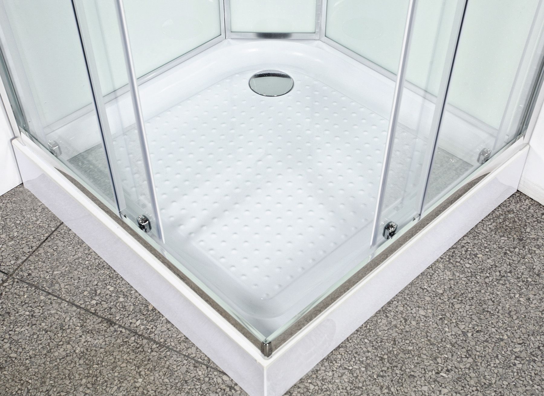 Душевая кабина BelBagno Uno Cab A 2 90 C Cr UNO-CAB-A-2-90-C-Cr - 3