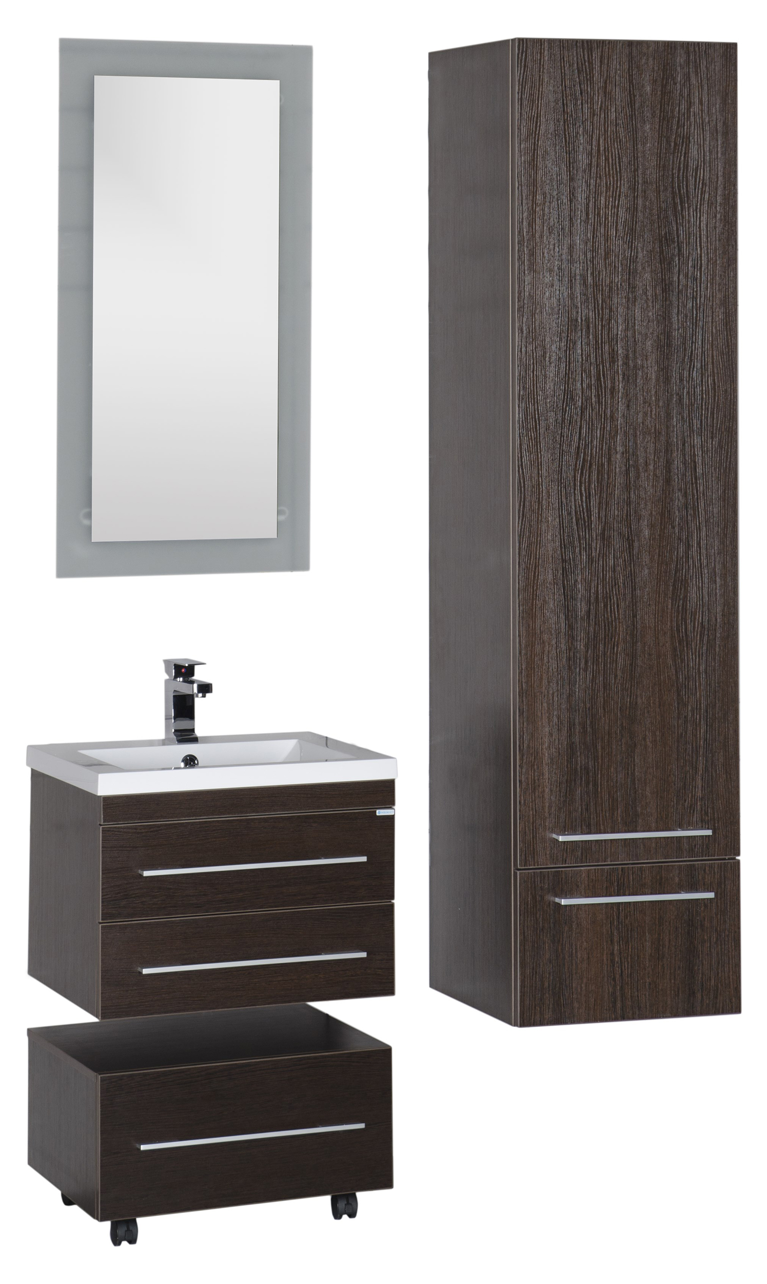 Тумба Aquanet Нота 58 подкатная венге 00170744 - 20