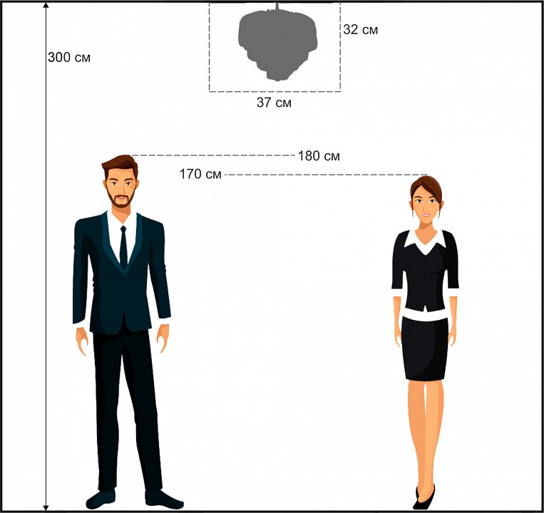 Подвесная люстра Arti Lampadari Sabina Sabina E 1.5.32.100 G - 1