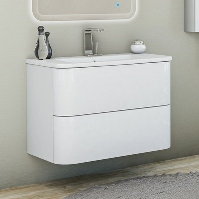 Тумба под раковину BelBagno Clima 100 белый BB1000JH1C/BL-BB13100L - 0