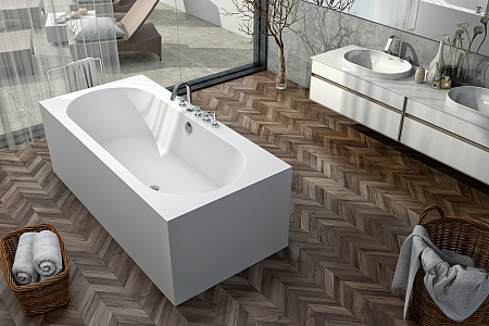 Ванна из литьевого мрамора Kolpa San Atys 180х85 белая 622830 - 1