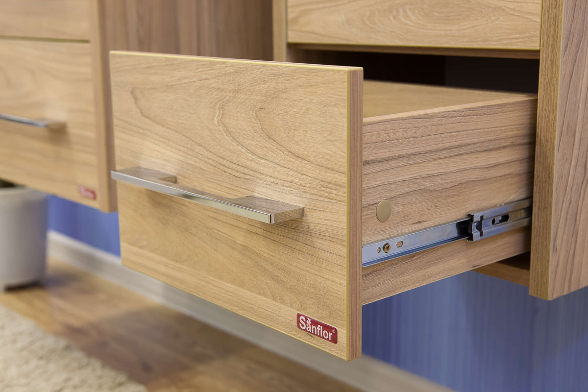 Шкаф-пенал Sanflor Ларго 2 вяз швейцарский R Н0000000519 - 5