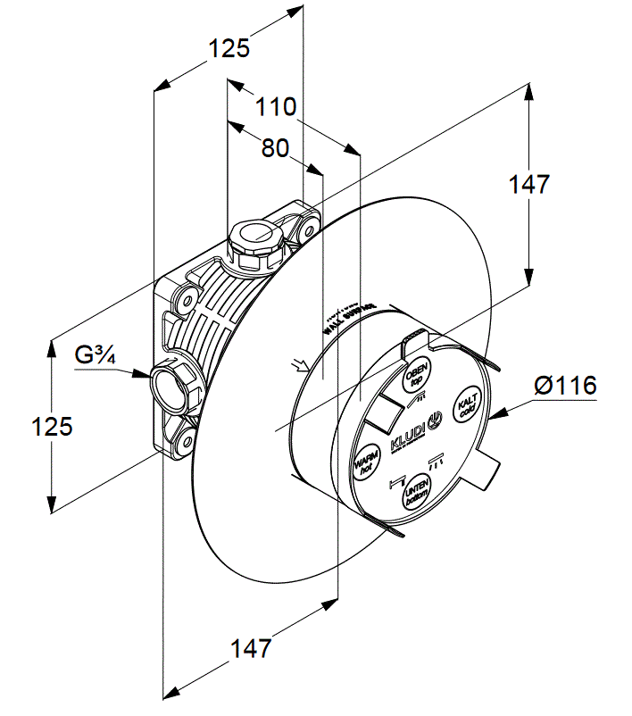 Душевой комплект Kludi Ameo 7 в 1 419300575	 416400575 - 2