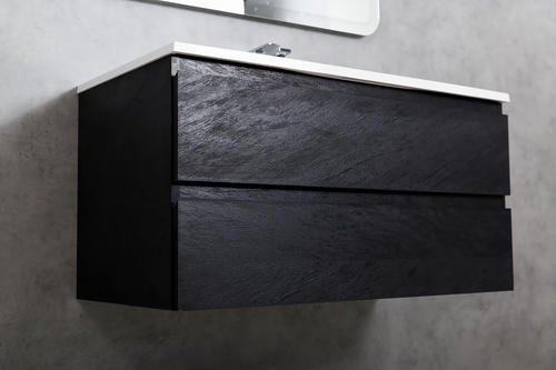Тумба под раковину Cezares Molveno 80х50 Nero  MOLVENO-80-2C-SO-NR - 1