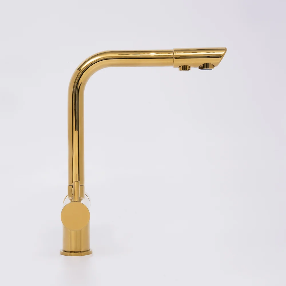 Смеситель для кухни Wasserkraft золото A8377 - 7