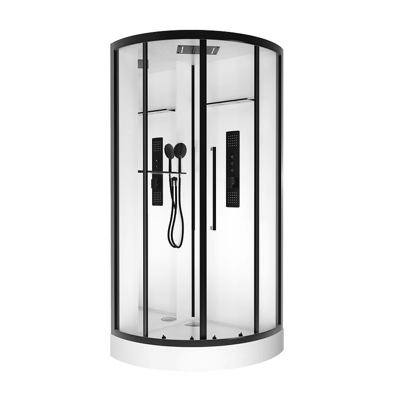 Душевая кабина Black&White Galaxy 90х90 черная матовая 8021000 - 0