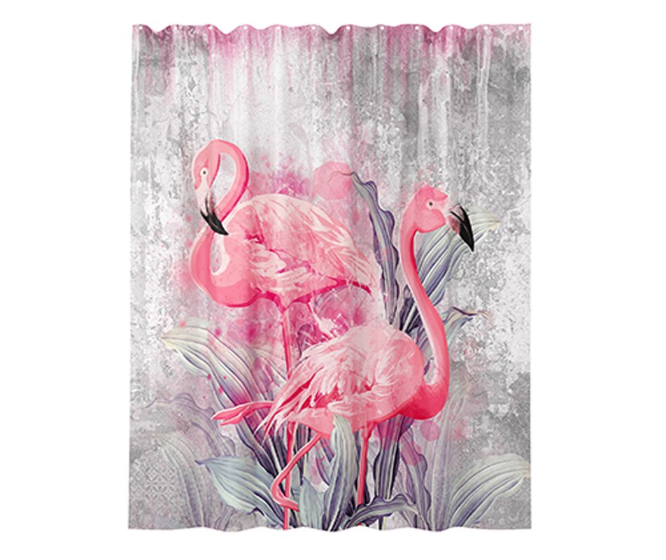 Штора для ванной WasserKraft Lossa 180x200 рисунок SC-81104 - 0