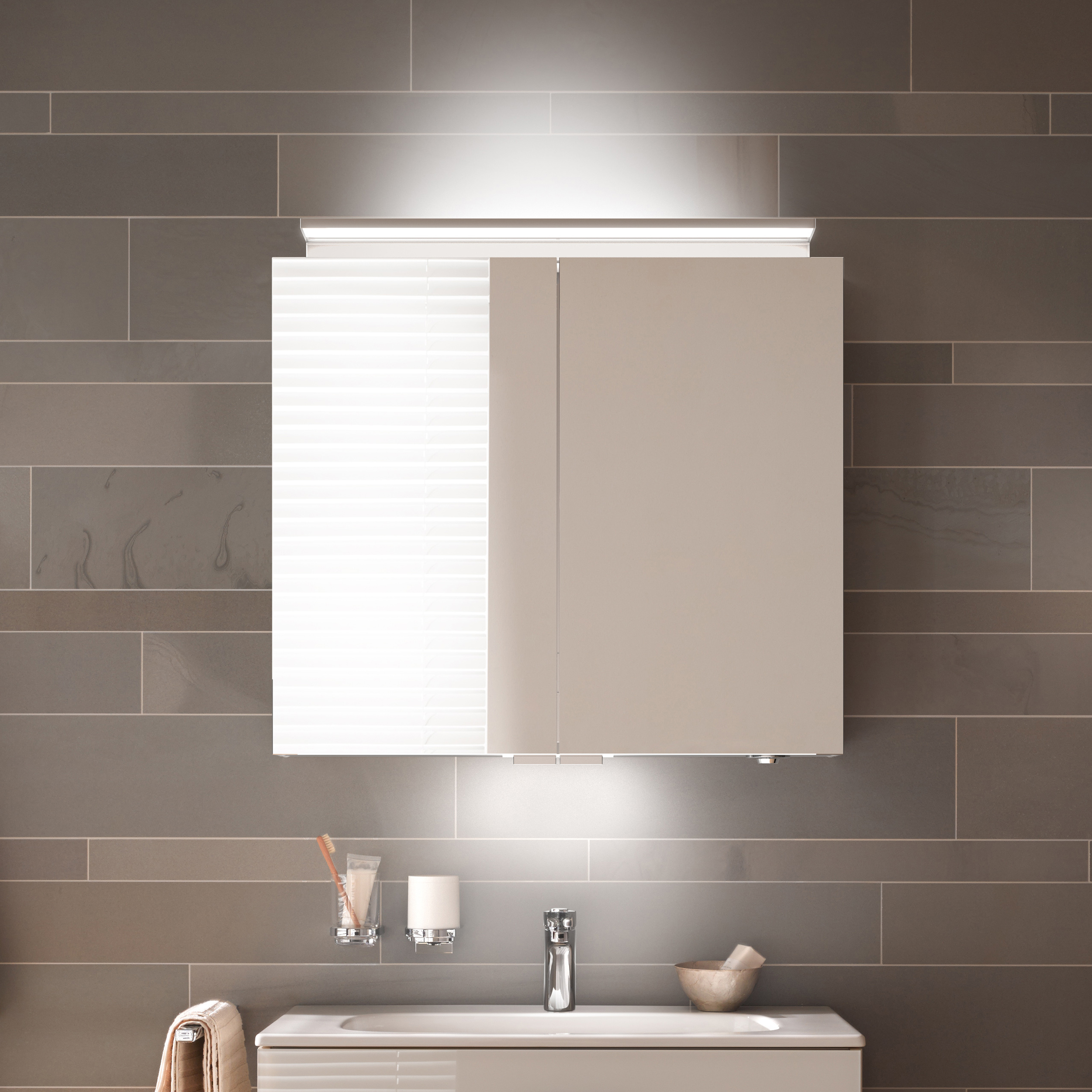 Зеркало-шкаф Keuco Royal L1 80 с подсветкой 13603171301 - 0